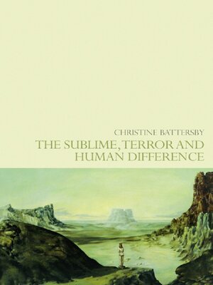 cover image of The Sublime, Terror and Human Difference